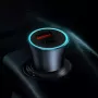 Auto laadija Baseus TZCCJD-0G 40W tumedalt hall — USB sõiduki toiteadapter, 40W väljund
