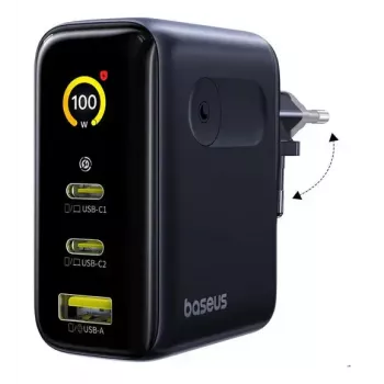 Mobiilseadme laadija Baseus E0121B00 — siseruumides kasutatav USB-laadija nutitelefonidele ja tahvelarvutitele