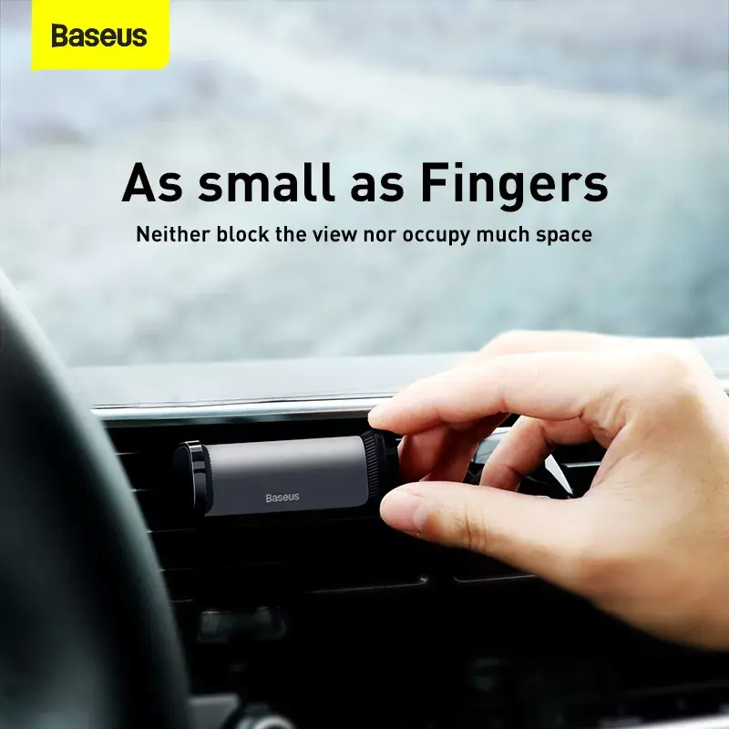 Active holder Baseus Steel Cannon Mobile phone Must Silver