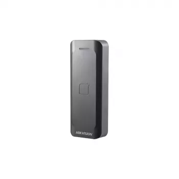Ligipääsukontrolli lugeja Hikvision DS-K1802E, must, DC 0–12 V, max 0,15 A, 115,9×43,3×17 mm