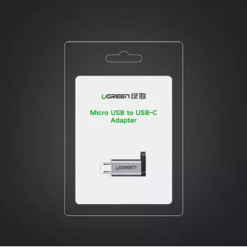 USB-adapter UGREEN USB-C to microUSB Hall, kerge 0,4 kg