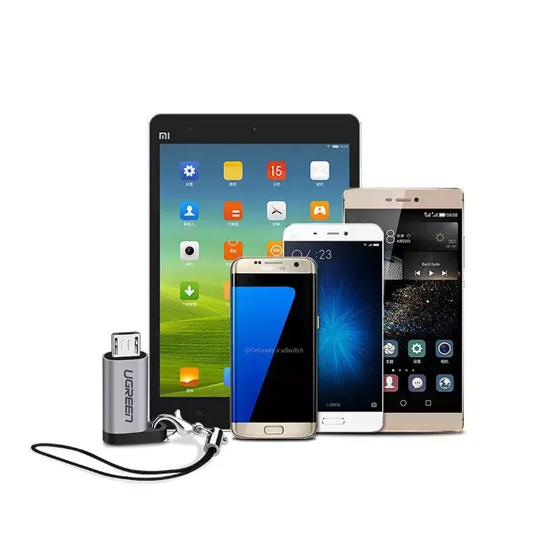 USB-adapter UGREEN USB-C to microUSB Hall, kerge 0,4 kg