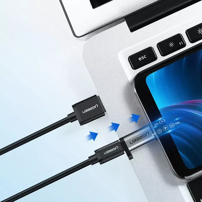 USB-adapter UGREEN USB-C to microUSB Hall, kerge 0,4 kg