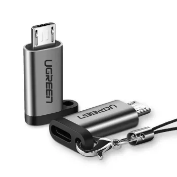 USB-adapter UGREEN USB-C to microUSB Hall, kerge 0,4 kg