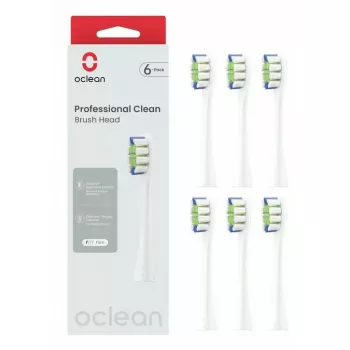 Hambaharjapead Oclean P1C1 W06 6 tk valge eriti pehme