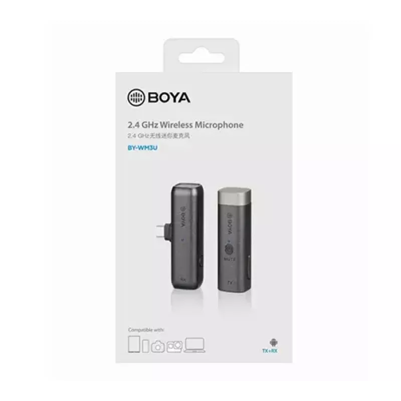 Mobiiltelefoni mikrofon BOYA BY-WM3U