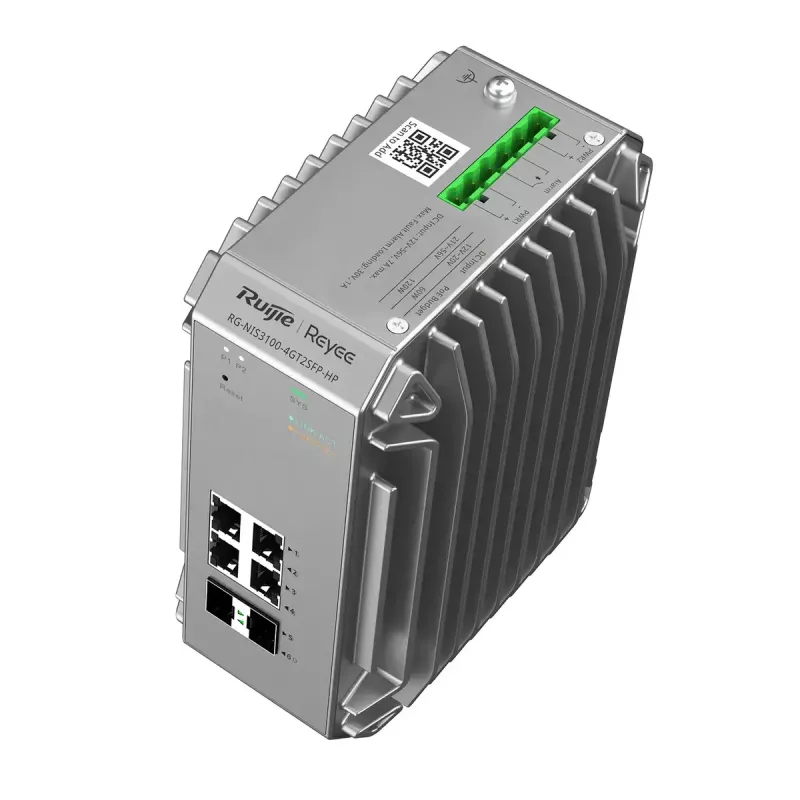 Hallatav kommutaator Ruijie Networks RG-NIS3100-4GT2SFP-HP L2 Gigabit Ethernet PoE