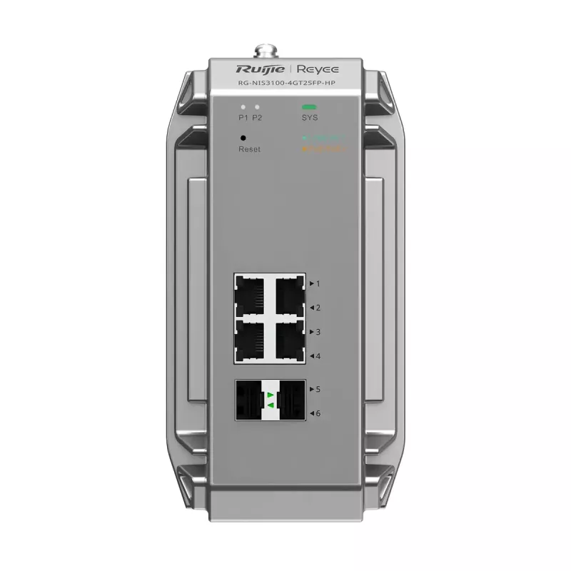 Hallatav kommutaator Ruijie Networks RG-NIS3100-4GT2SFP-HP L2 Gigabit Ethernet PoE