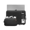 Tomtoc varrukakomplekt 16-tollisele MacBook Prole ja 15,3-tollisele MacBook Airile, must
