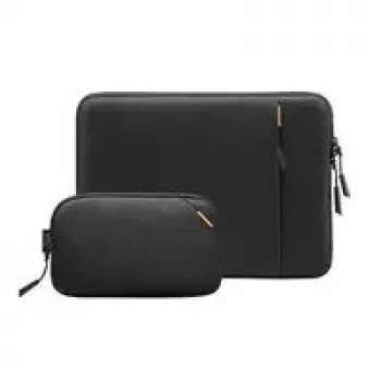Tomtoc varrukakomplekt 16-tollisele MacBook Prole ja 15,3-tollisele MacBook Airile, must