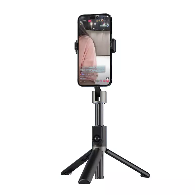 Dudao F18W teleskoopiline selfikepp koos statiivi ja puldiga, 110 cm, valge