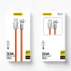 USB–Lightning-kaabel Dudao L24AL — 1 m, USB-A – Lightning, oranž