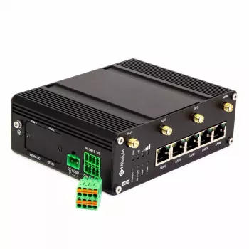 Tööstuslik ruuter Milesight UR35 Pro 4G WiFi4 GPS — mobiilne 4G, Wi‑Fi 4, GPS, vastupidav disain