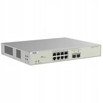 Hallatav võrgukommutaator ASUS RG-NBS3300-8MG2XS-P — 10 porti: 8×2,5GE PoE+ (240W), 2×SFP+, Rack, L2+