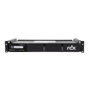Overland-Tandberg 1.5U Rackmount QuadPAK 1–4 välisele RDX-seadmele, 19 tolli, must