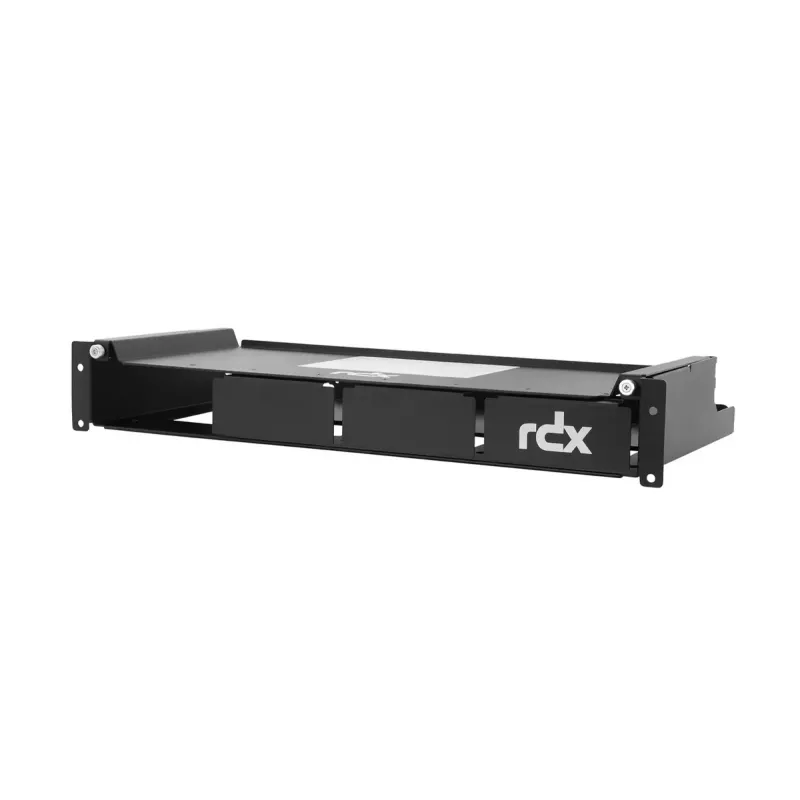 Overland-Tandberg 1.5U Rackmount QuadPAK 1–4 välisele RDX-seadmele, 19 tolli, must