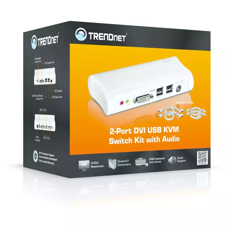 KVM-lüliti Trendnet TK-204UK