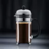 French Press kohvimasin BODUM Chambord 8 tassi, must raam kroomitud ja klaasist karahviniga