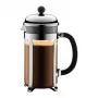 French Press kohvimasin BODUM Chambord 8 tassi, must raam kroomitud ja klaasist karahviniga