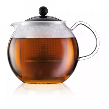 Üksik teekann Bodum Assam 1500 ml Must Läbipaistev