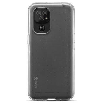 Mobiiltelefoni ümbris Doro 8161 Doro 8110 jaoks, silikoonümbris, läbipaistev, kuni 15,5 cm (6,1 tolli) ekraanidele