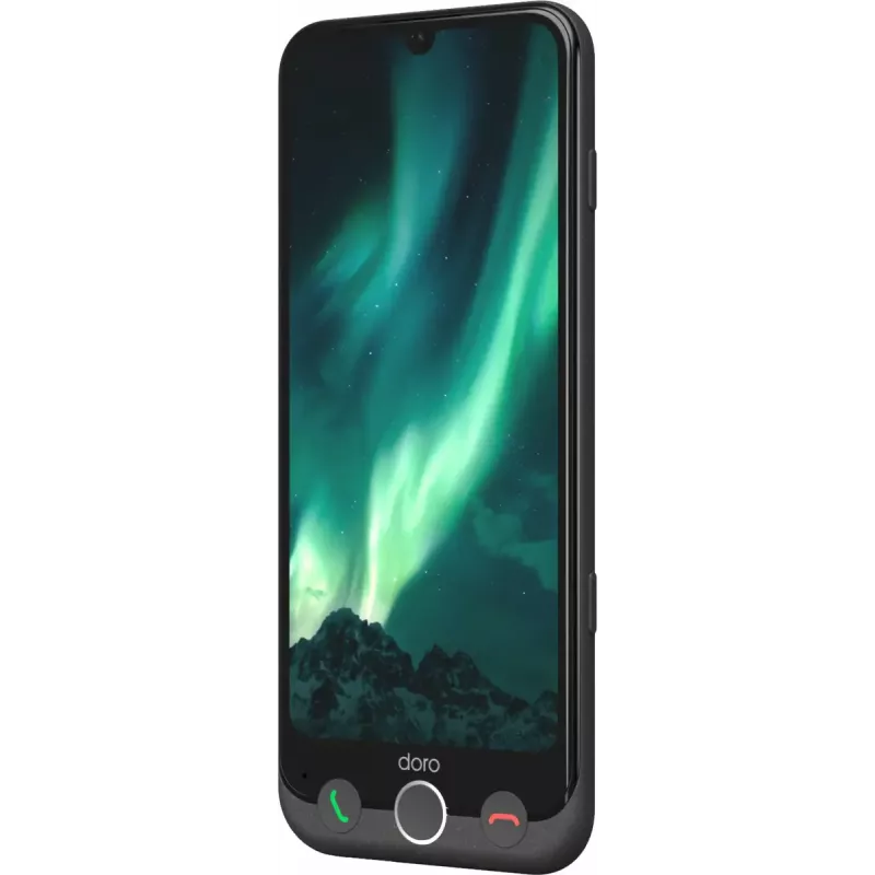 Nutitelefon Doro Aurora A31 6,1 tolli Dual SIM Android 14 6 GB muutmälu 128 GB Grafiithall