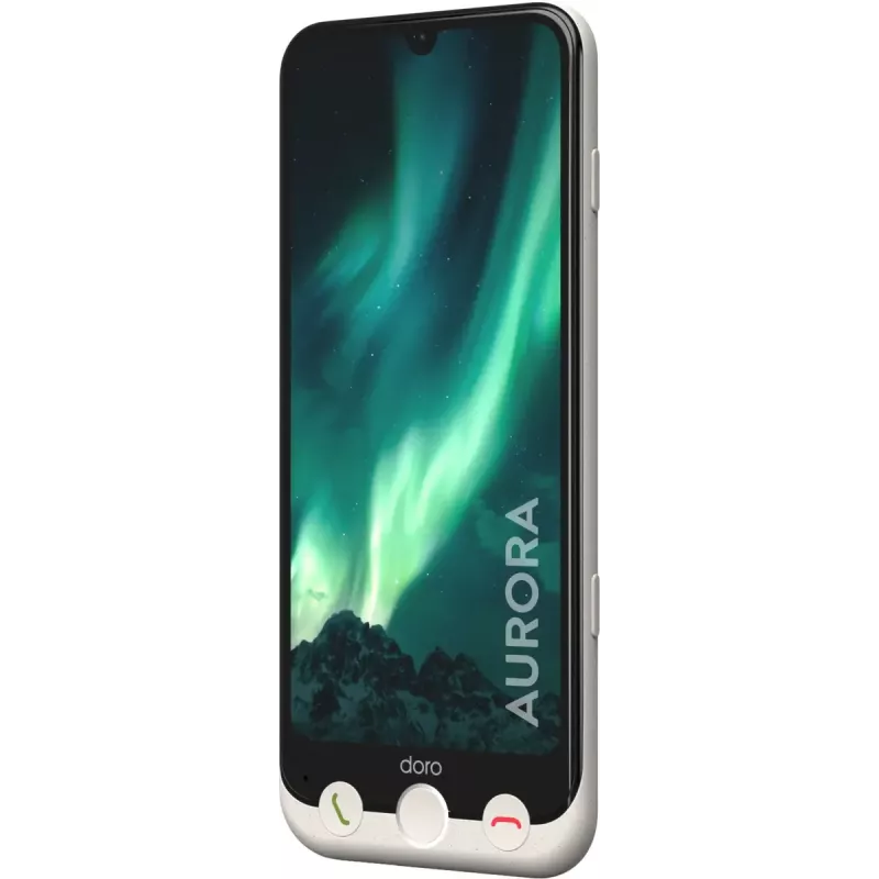Nutitelefon Doro Aurora A31 6,1 tolli Dual SIM Android 14 6 GB muutmälu 128 GB Grafiithall