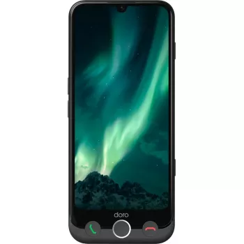 Nutitelefon Doro Aurora A31 6,1 tolli Dual SIM Android 14 6 GB muutmälu 128 GB Grafiithall