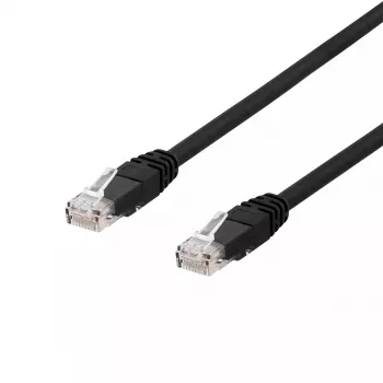 Võrgukaabel Deltaco TP-620UV RJ-45 Cat6 20 m Must