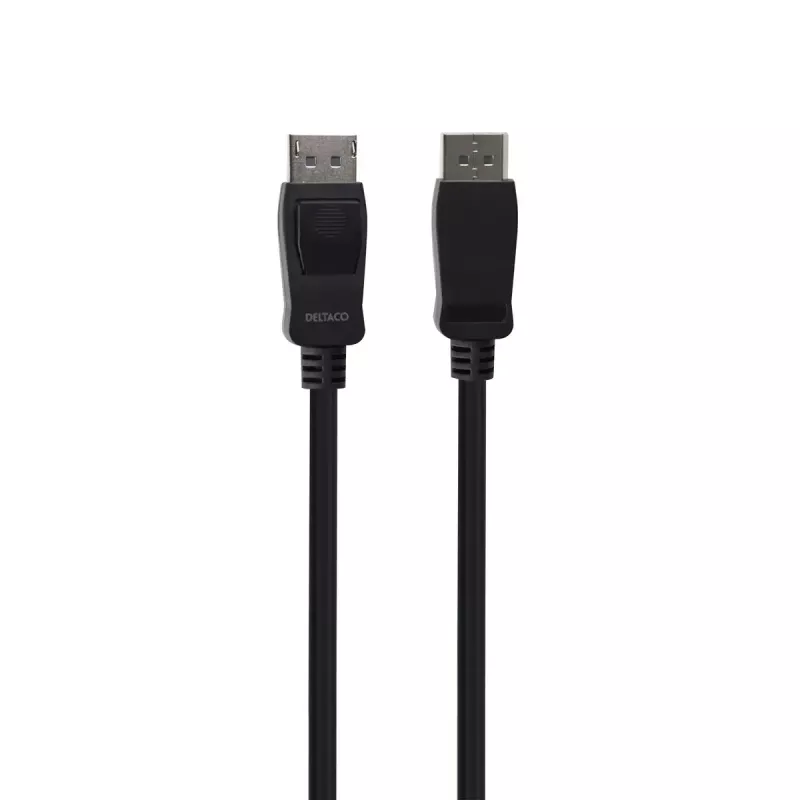 DisplayPort-kaabel Deltaco DP8K-1050-LSZH 5 m Must