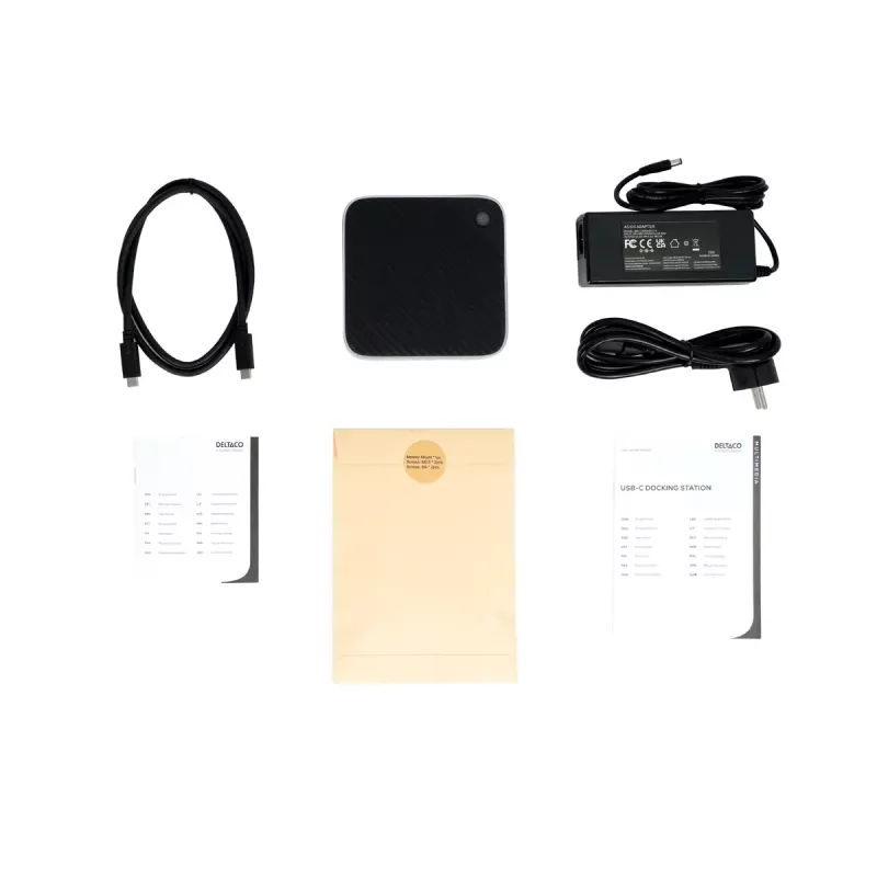 Deltaco USBC-HDMI28 USB USB-C jaotur 5000 Mbit/s 4K HDMI