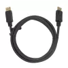 DisplayPort-kaabel DELTACO DP-1020D-FLEX 2 m, DisplayPort–DisplayPort, isane–isane, must