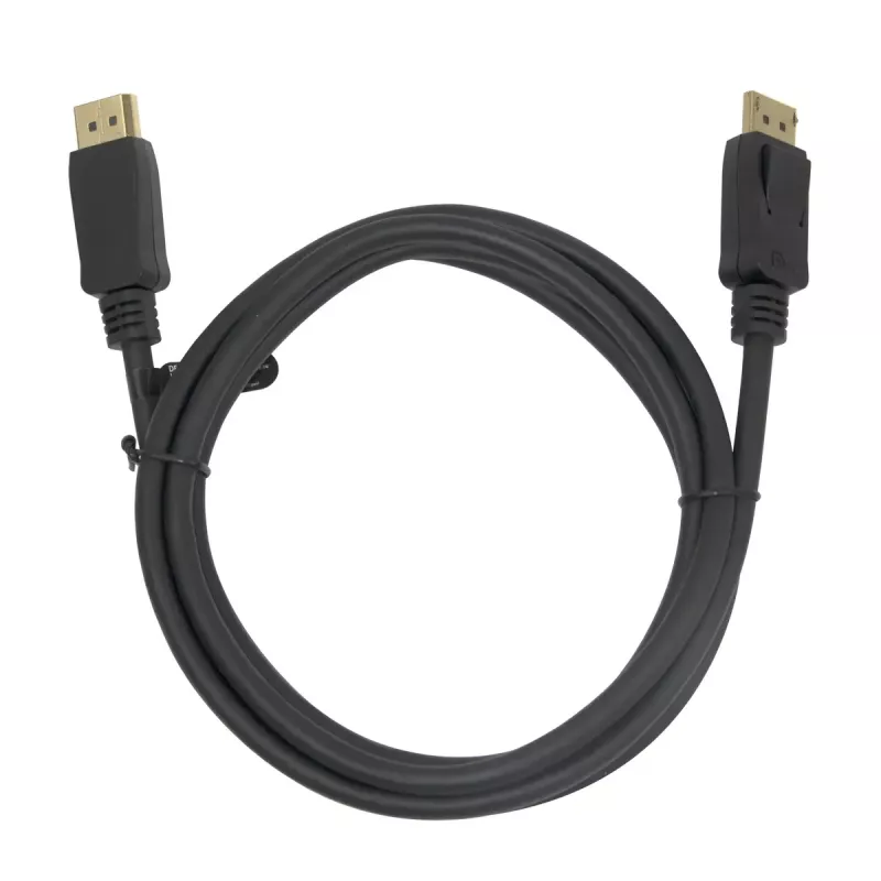 DisplayPort-kaabel DELTACO DP-1020D-FLEX 2 m, DisplayPort–DisplayPort, isane–isane, must