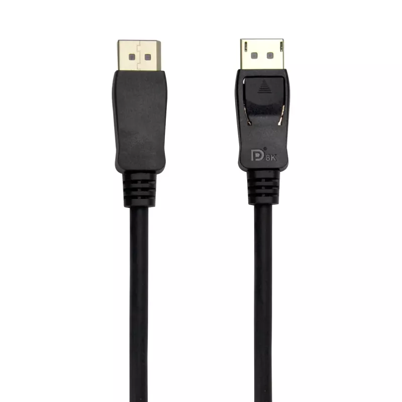 DisplayPort-kaabel DELTACO DP-1020D-FLEX 2 m, DisplayPort–DisplayPort, isane–isane, must