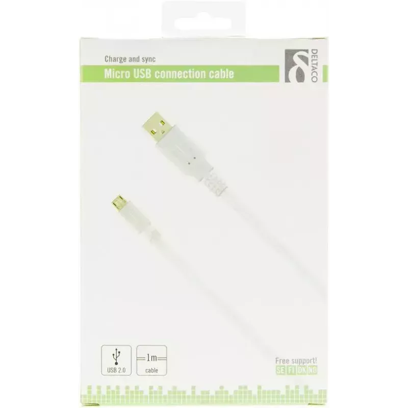 USB-kaabel Deltaco MICRO-100