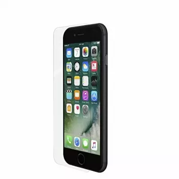 Karastatud klaasist ekraanikaitse iPhone 8/7/6s/6 jaoks, Belkin “Edge to Edge”, valge