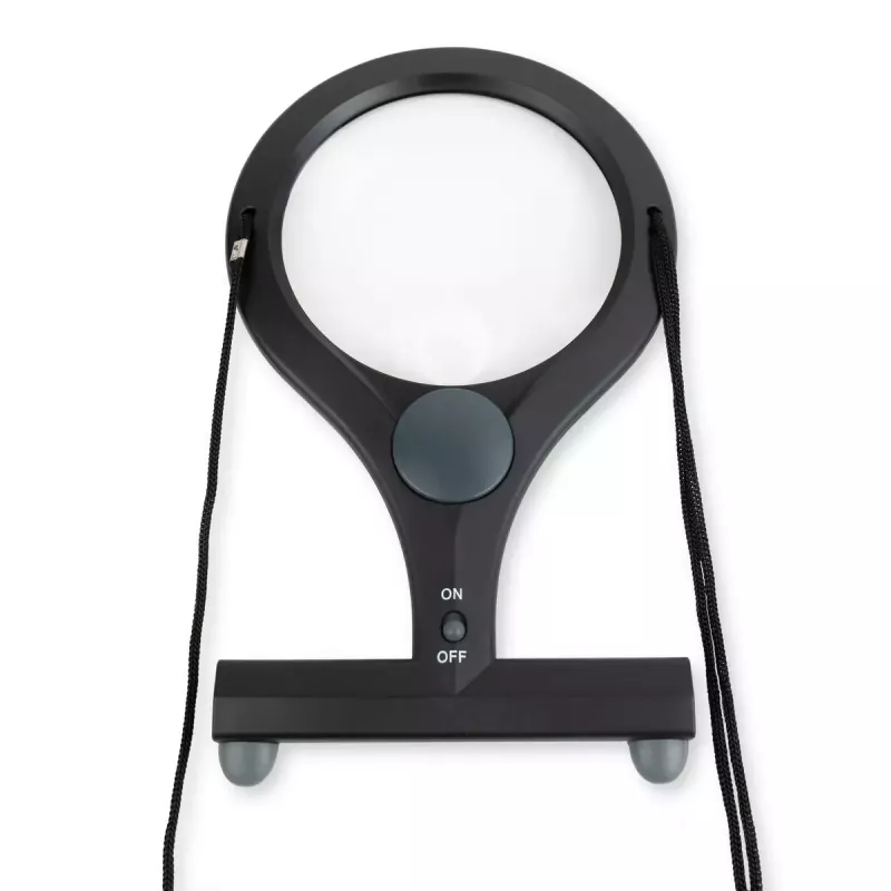 Käeshoitav suurendusklaas Carson LumiCraft 2x, LED, patareitoitega, must, 135×23×226 mm