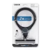 Käeshoitav suurendusklaas Carson LumiCraft 2x, LED, patareitoitega, must, 135×23×226 mm