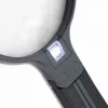 Suurendusklaas Carson Split Handle HF-11 — 3,5× käeshoitav luup, must/läbipaistev, AAA patarei
