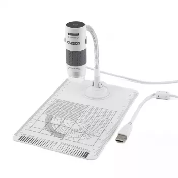 Digitaalmikroskoop Carson EFLEX 300x, 75–300× suurendus, 1600×1200 kaamera, hall/valge