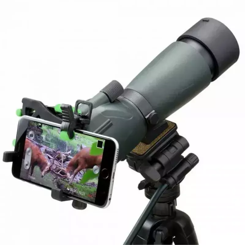 Teleskoop-kaamera/nutitelefoni kinnitus Carson HookUpz 2.0 laius 109 mm sügavus 58 mm kõrgus 114 mm