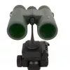 Binokkel Carson JR Series 10x42 BaK-4, kompaktne katuseprisma, must/roheline