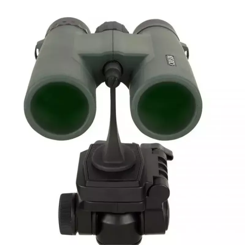 Binokkel Carson JR Series 10x42 BaK-4, kompaktne katuseprisma, must/roheline