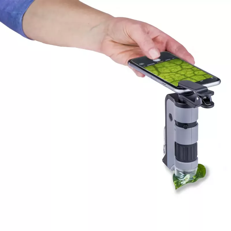 Digitaalmikroskoop Carson MICROFLIP 250x Must Roostevaba teras