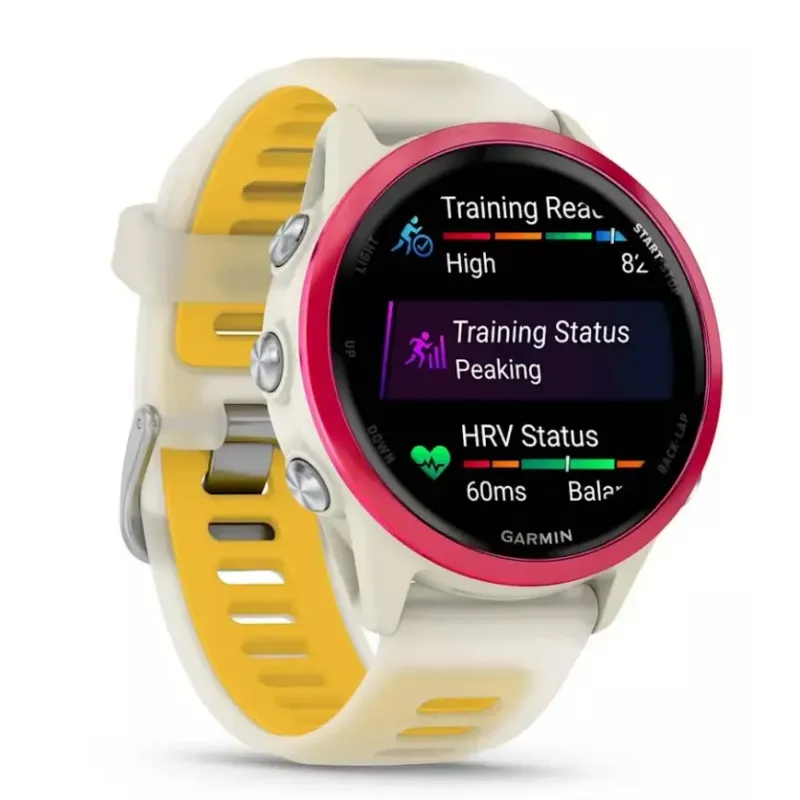 Spordi-nutikell GARMIN Forerunner 570 42 mm, 1,2-tolline AMOLED 390×390, GPS, Wi‑Fi, 8 GB, 42 g, silikoonrihm