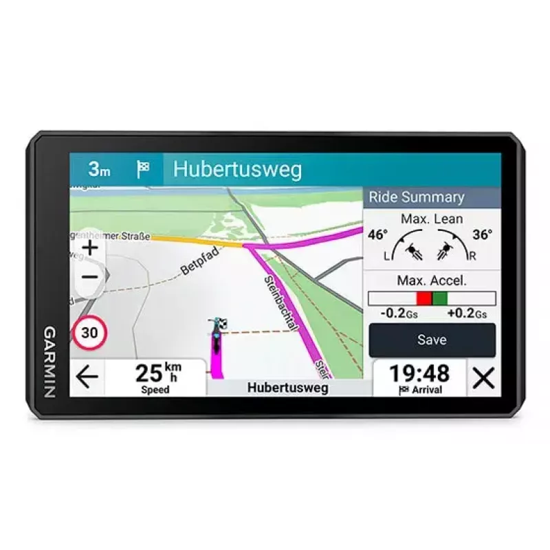 Mootorratta GPS-navigaator Garmin zumo XT3 — 4,7-tolline (11,9 cm) TFT-puutetundlik ekraan, 1280x720, 64 GB, MicroSD, Li-Ion, 190 g, Must