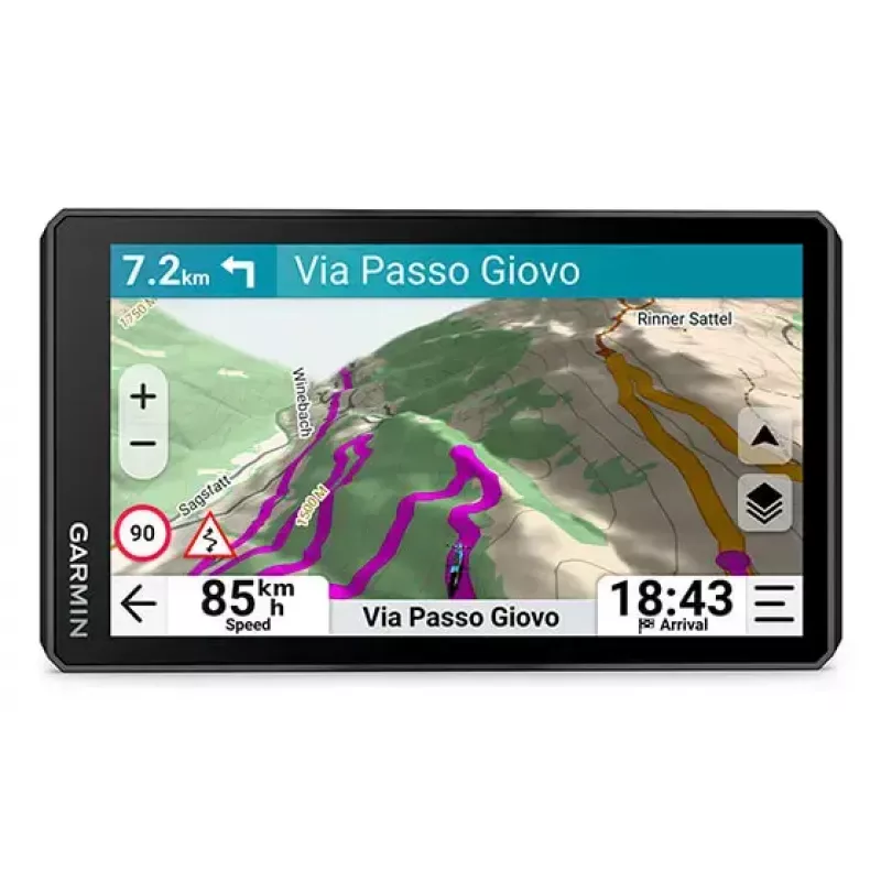 Mootorratta GPS-navigaator Garmin zumo XT3 — 4,7-tolline (11,9 cm) TFT-puutetundlik ekraan, 1280x720, 64 GB, MicroSD, Li-Ion, 190 g, Must
