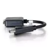 C2G 8in DisplayPort isane ühekanaliliseks DVI-D emaseks adaptermuundur must