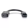 C2G 8in DisplayPort isane HDMI emane adaptermuundur Must