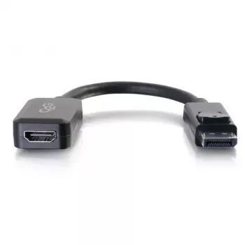 C2G 8in DisplayPort isane HDMI emane adaptermuundur Must